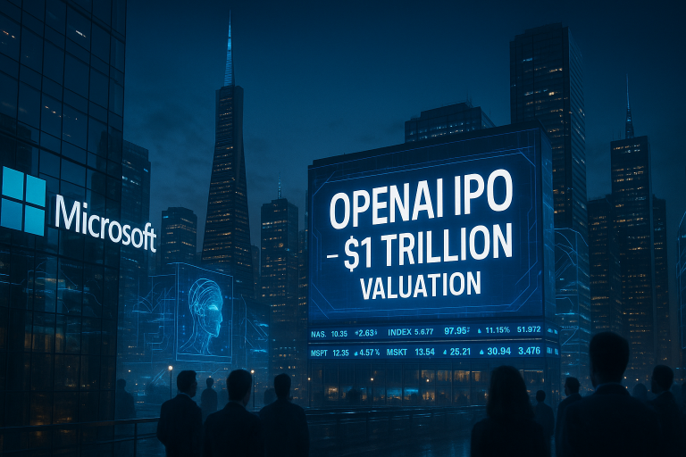 What would a $1T OpenAI IPO mean for Microsoft, investors and the AI market